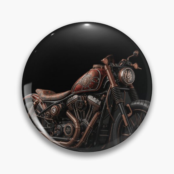 Item preview, V-Twin Cromato Drammatico: Motore Scintillante con Fumo e Ingranaggi Visibili designed and sold by Antarez3Fashion.