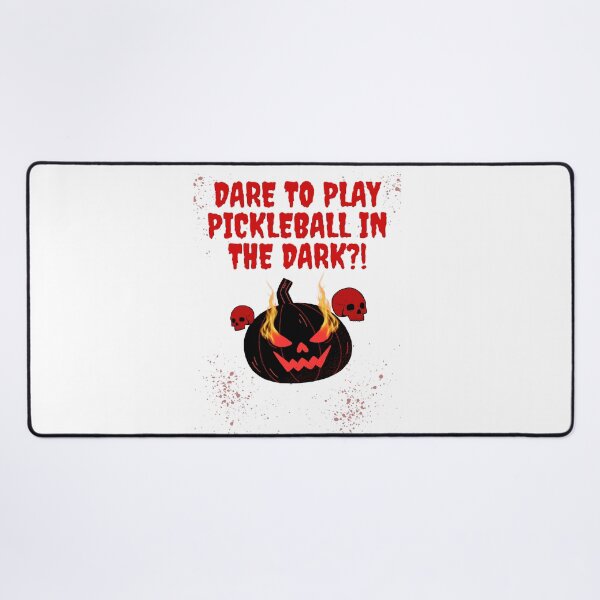 Item preview, Glow-in-the-Dark Halloween Pickleball Shirt – Skull Pumpkin Design, Dare To Play In The Dark, Funny Sports Tee, Perfect Gift for Pickleball Lovers designed and sold by Ninopic Creations.