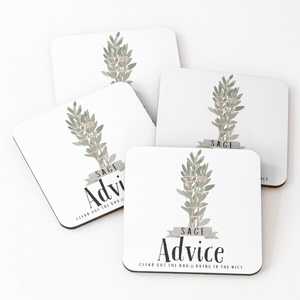 Item preview, Sage Advice “Clear Out the Bad, Bring in the Nice” Boho Positive Vibes designed and sold by SunandShade.