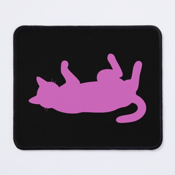 Item preview, Sleeping Pink Cat Silhouette designed and sold by Jeallan Designs.