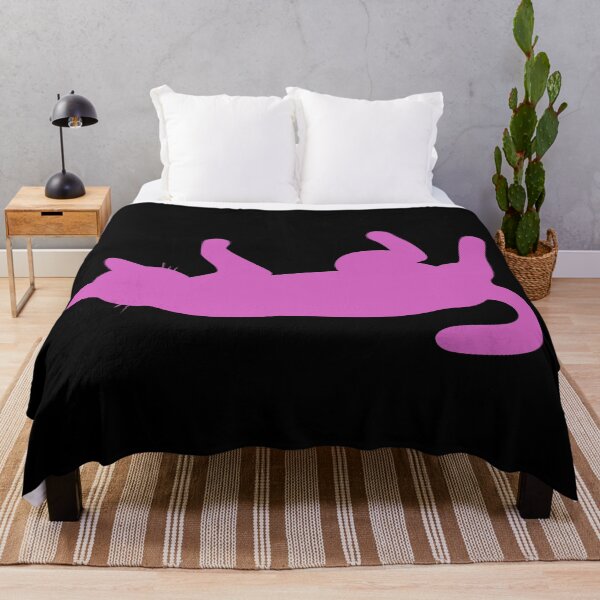 Item preview, Sleeping Pink Cat Silhouette designed and sold by Jeallan Designs.