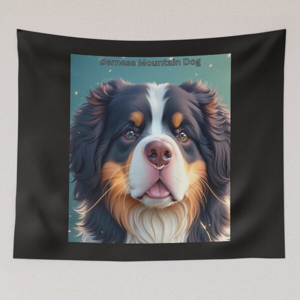 Item preview, Close-Up of a Bernese Mountain Dog With a Gentle Expression designed and sold by KJ-Books.