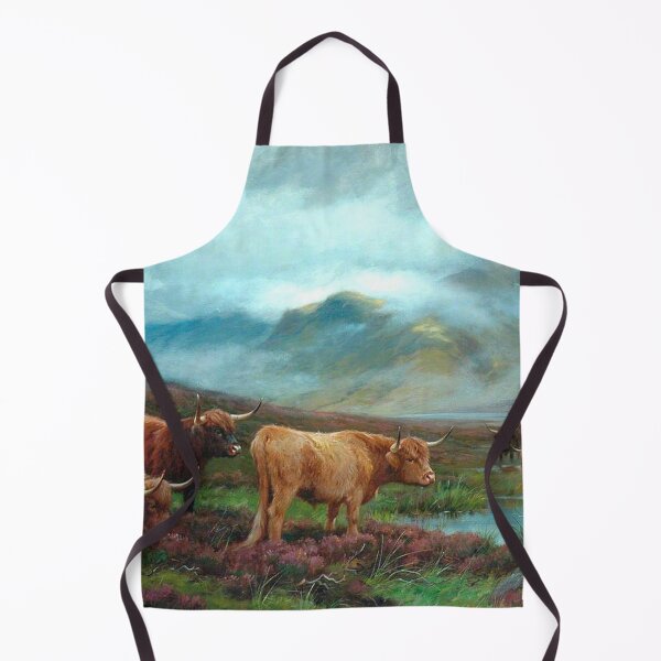 Item preview, Scotch Cattle by Wright Barker designed and sold by tomorrowsart.
