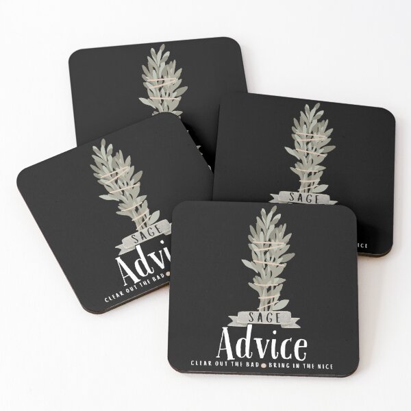 Item preview, Sage Advice “Clear Out the Bad, Bring in the Nice” Boho Positive Vibes designed and sold by SunandShade.