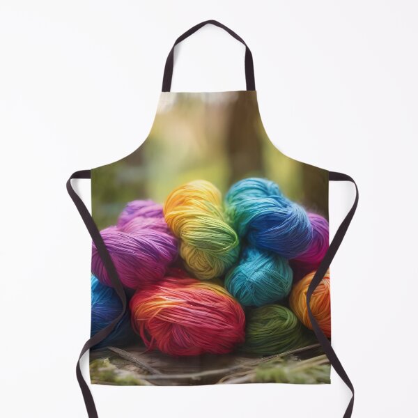 Item preview, Pile of Colorful Yarn Skeins in Forest designed and sold by CalmnessbyChoice.