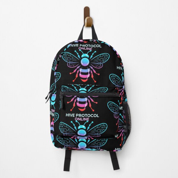 Item preview, Futuristic Hive Bee with Digital Wings designed and sold by SplashTastic.