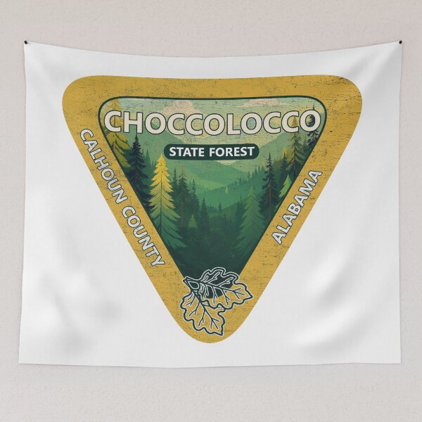 Item preview, Choccolocco State Forest, Calhoun County, Alabama, Forest Design designed and sold by Wanderful-roads.