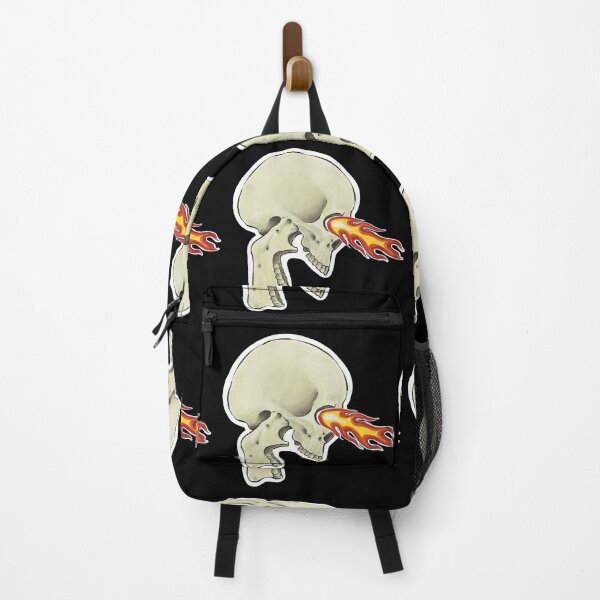 Item preview, Flaming eye Skull designed and sold by MetalTea.