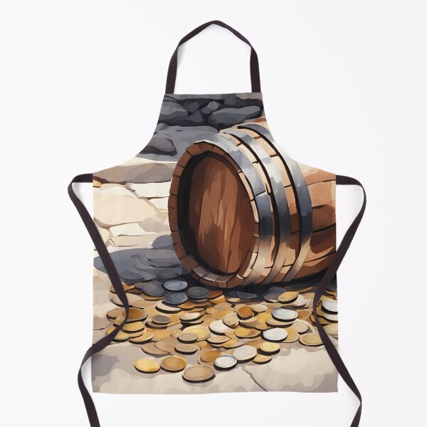 Item preview, A Barrel of Gold Coins on Street designed and sold by CalmnessbyChoice.