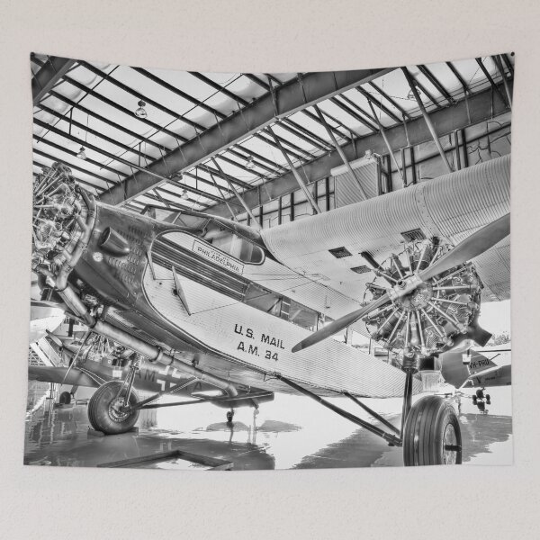 Item preview, U.S. Mail Carrier Vintage Airplane 100   designed and sold by RichFrancoCars.