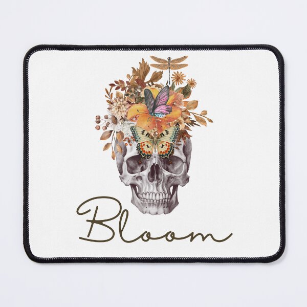 Item preview, Bloom Skull designed and sold by CreativeCrewApp.