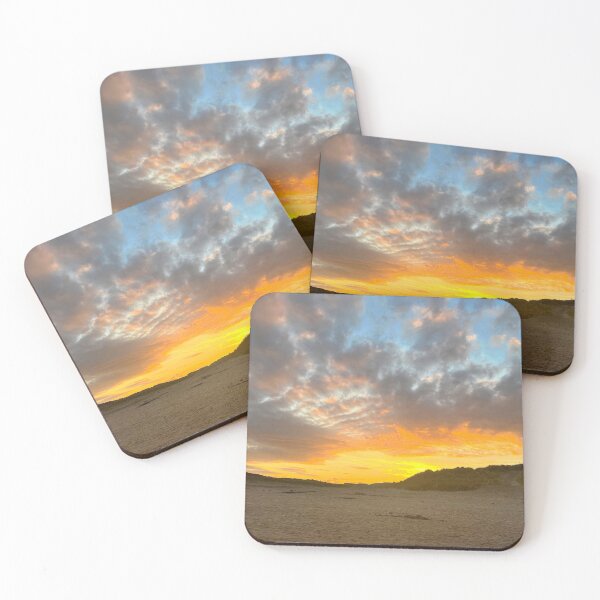 Item preview, Sunset over the Sand Dunes at Druridge Bay designed and sold by Violaman.