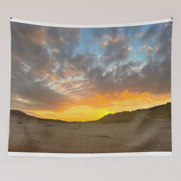 Item preview, Sunset over the Sand Dunes at Druridge Bay designed and sold by Violaman.