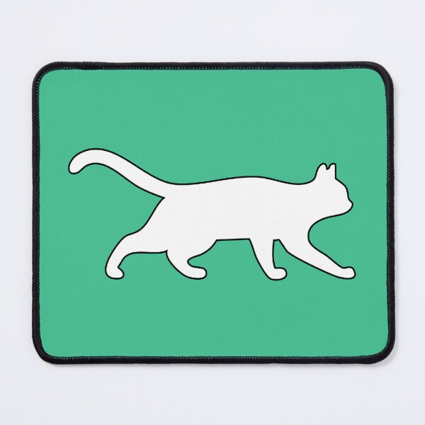 Item preview, White Cat Silhouette designed and sold by Jeallan Designs.