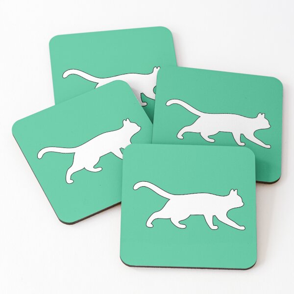 Item preview, White Cat Silhouette designed and sold by Jeallan Designs.