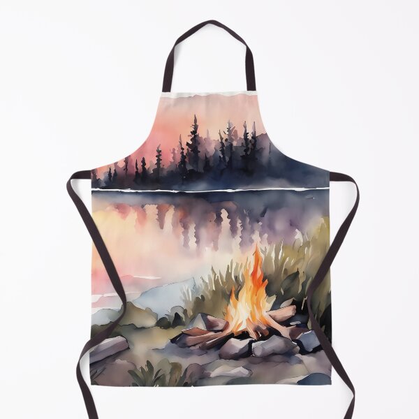 Item preview, Campfire by Lake Sunrise designed and sold by CalmnessbyChoice.