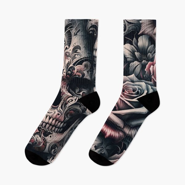 Item preview, Dark Gothic Skull Baroque Macabre Art Print designed and sold by PinUpPizzazz.
