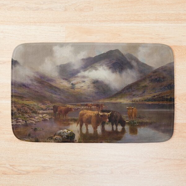 Item preview, Highland Cattle Watering designed and sold by tomorrowsart.