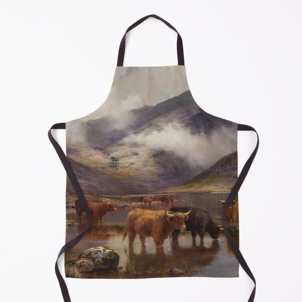 Item preview, Highland Cattle Watering designed and sold by tomorrowsart.