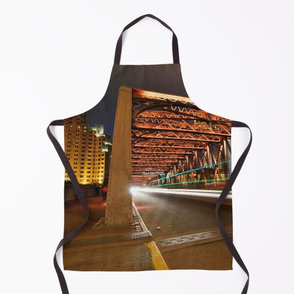 Item preview, Beautiful view of Waibaidu Bridge, Shanghai at night. Original photography designed and sold by studio838.