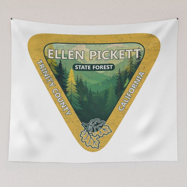 Item preview, Ellen Pickett State Forest, Trinity County, California, Forest Design designed and sold by Wanderful-roads.