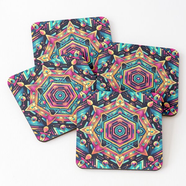 Item preview, geometric decorative abstract pattern designed and sold by Dogandesighn.