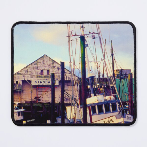 Item preview, Docked Fishing Boats at Dawn designed and sold by jklune.