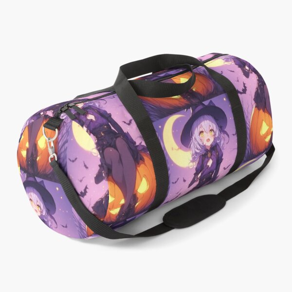 Item preview, Halloween Anime Girl Purple Background designed and sold by ArtsJulian.