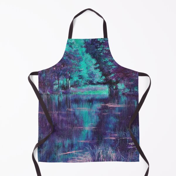 Item preview, Lake in the Park -Purple,Blue designed and sold by tomorrowsart.