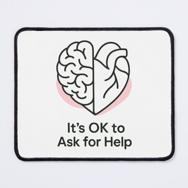 Item preview, Mental Health Matters Brain Heart designed and sold by -DEEWOLF-.