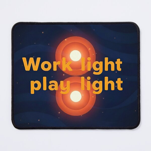 Item preview, Semi-motivated quotes: Work light, play light (instead of: “Work hard, play hard.”, II) designed and sold by nature. electrified..