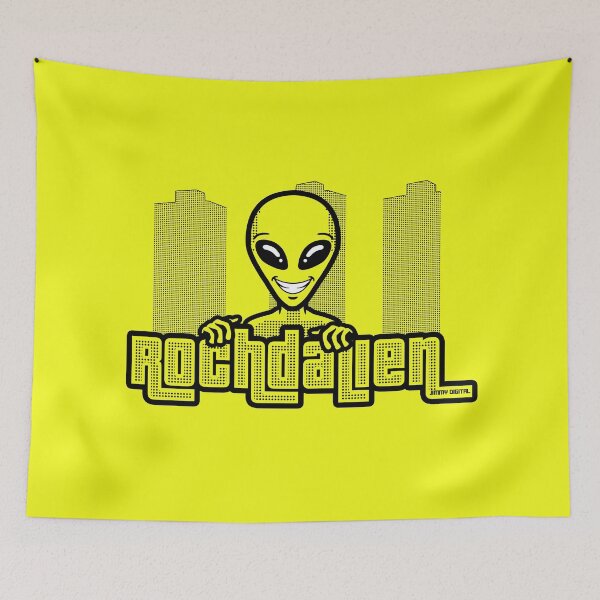 Item preview, ROCHDALIEN (Rochdale Alien) designed and sold by jimmy-digital.