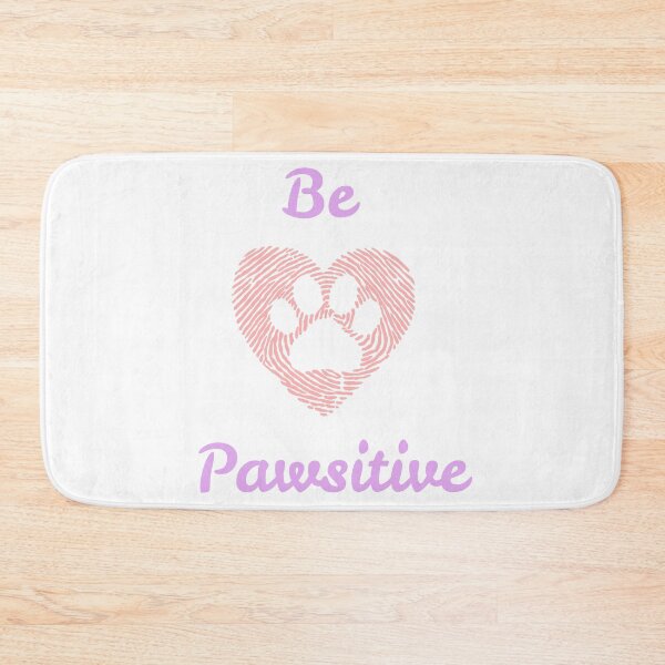 Item preview, Be Pawsitive – Cute Motivational Cat Quote for Cat Lovers designed and sold by Shopk9.