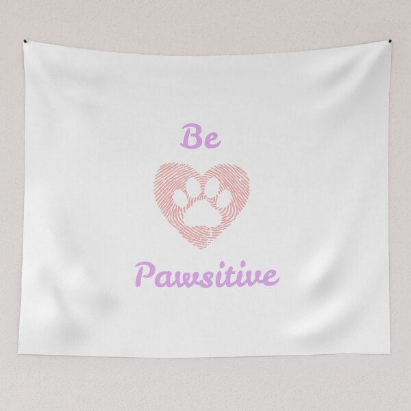 Item preview, Be Pawsitive – Cute Motivational Cat Quote for Cat Lovers designed and sold by Shopk9.
