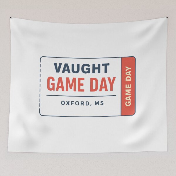 Item preview, Vaught Game Day Ticket Design | Oxford, MS Football Season Design designed and sold by summer-loving.