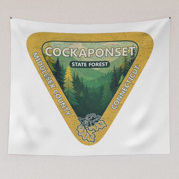 Item preview, Cockaponset State Forest, Middlesex County, Connecticut, Forest Design designed and sold by Wanderful-roads.