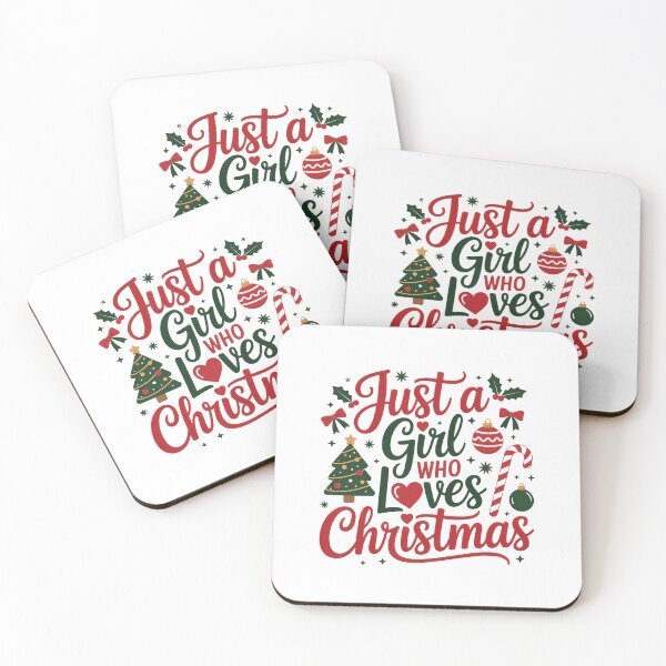 Item preview, Just a girl who loves Christmas designed and sold by Gogetgiggles.