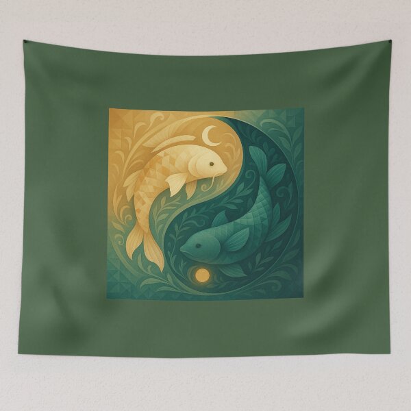Item preview, Harmony of the Koi designed and sold by GeoWild Designs.