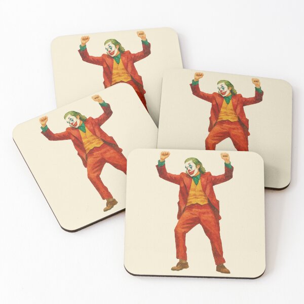 Item preview, Joker Dance Scene Watercolor – Bold Minimal Movie Villain Art designed and sold by stillnoir.