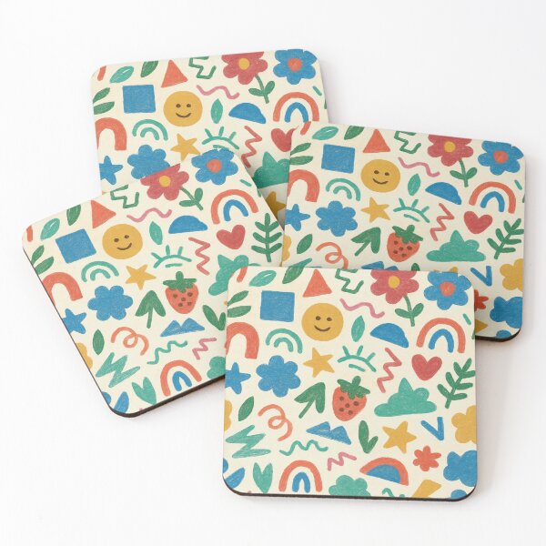 Item preview, Abstract Happy Doodle All-Over Print designed and sold by getpressedshirt.