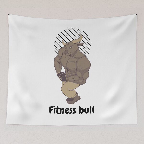Item preview, Fitness Bull designed and sold by CreativeCrewApp.