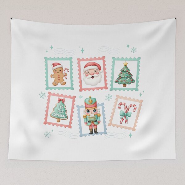 Item preview, Preppy Christmas Stamp PNG Bundle | Retro Holiday Digital Download Designs designed and sold by Ellen'Studio.