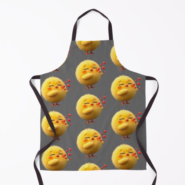Item preview, Fluffy Yellow Kissing Character – Cute Emoji Sending Love designed and sold by PixelVibe782.