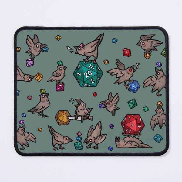 Item preview, Critical Caw | Funny DnD Dice and Crows designed and sold by keyvei.