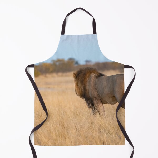 Item preview, Lone King at Dusk — Sekoti Walking Into the Golden Savuti Light designed and sold by DavideAntoniani.