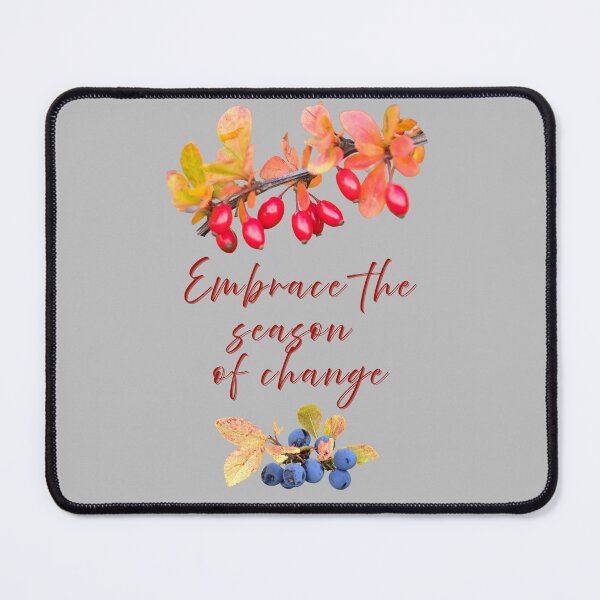 Item preview, Embrace the time of change – autumn design with berries & positive energy designed and sold by Katja LebenFreude.