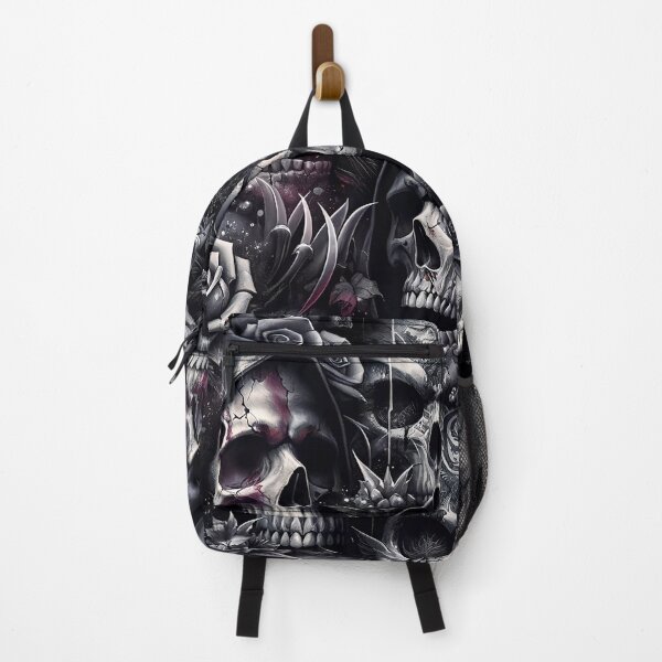 Item preview, Dark Gothic Skull Baroque Macabre Art Print designed and sold by PinUpPizzazz.
