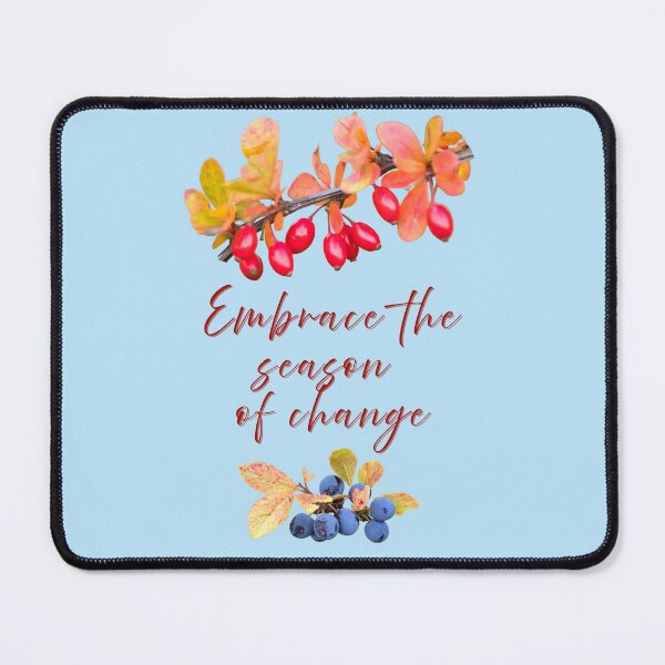 Item preview, Embrace the time of change – autumn design with berries & positive energy designed and sold by Katja LebenFreude.