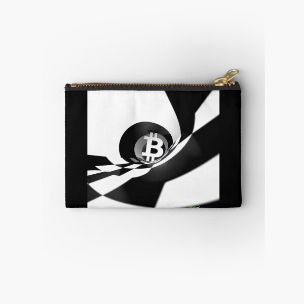 Item preview, Monochrome Pulse — Bitcoin Op Art Design designed and sold by Benito Del Ray.
