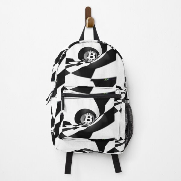 Item preview, Monochrome Pulse — Bitcoin Op Art Design designed and sold by Benito Del Ray.